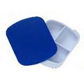Pill Box - Four Compartment - Blue/White